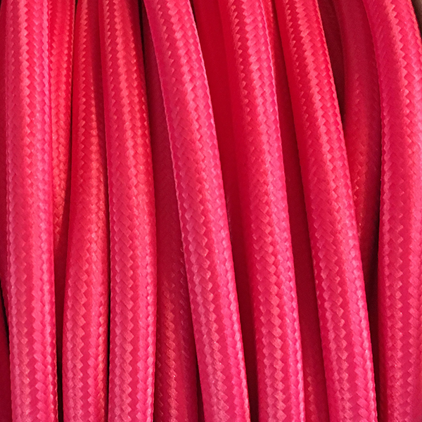 Textilkabel rosa fuchsia
