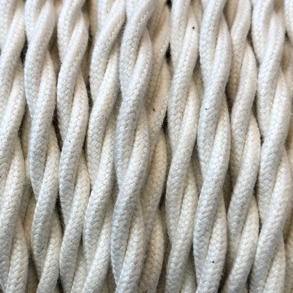 Textilkabel geflochten Baumwolle