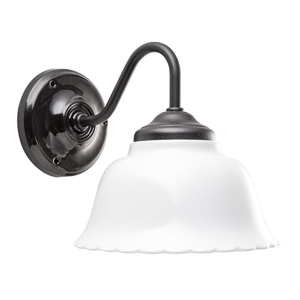 Wandleuchte rustikal schwarz