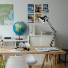 Architekten-Schreibtischleuchte Schwarz