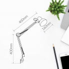 Architekten-Schreibtischleuchte Weiß