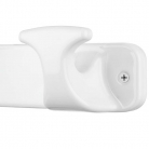 Doppelter Retro Garderobenhaken aus Porzellan