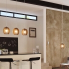 Hängeleuchte aus Holz