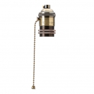 Lampenfassung gold alt mit Kette