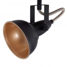 Spot wandleuchte Schwarz-gold